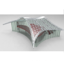 Prefab стальная космическая рама конструкционная конструкция крыши